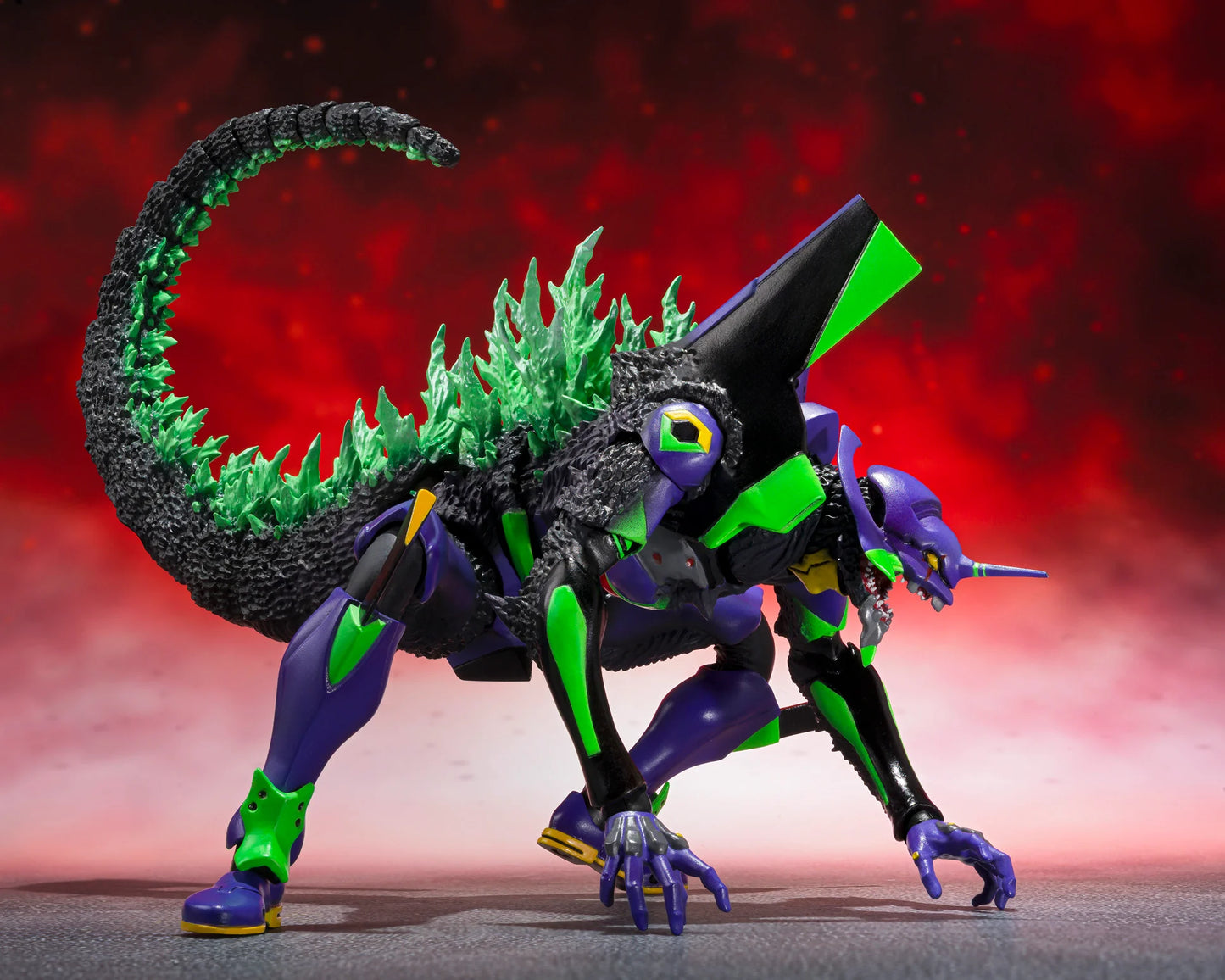 Pre-Order - Godzilla vs. Evangelion S.H.MonsterArts Evangelion Test Type-01 "G" Awakening Form Action Figure