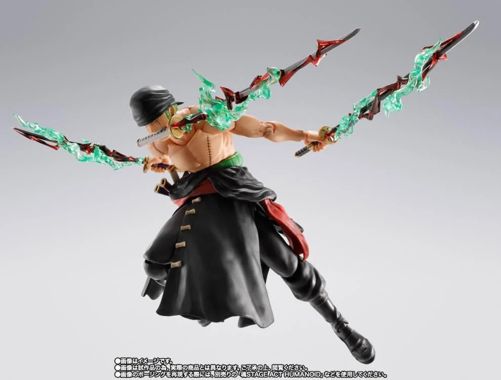 One Piece S.H.Figuarts Roronoa Zoro (The King of Hell) Exclusive Action Figure