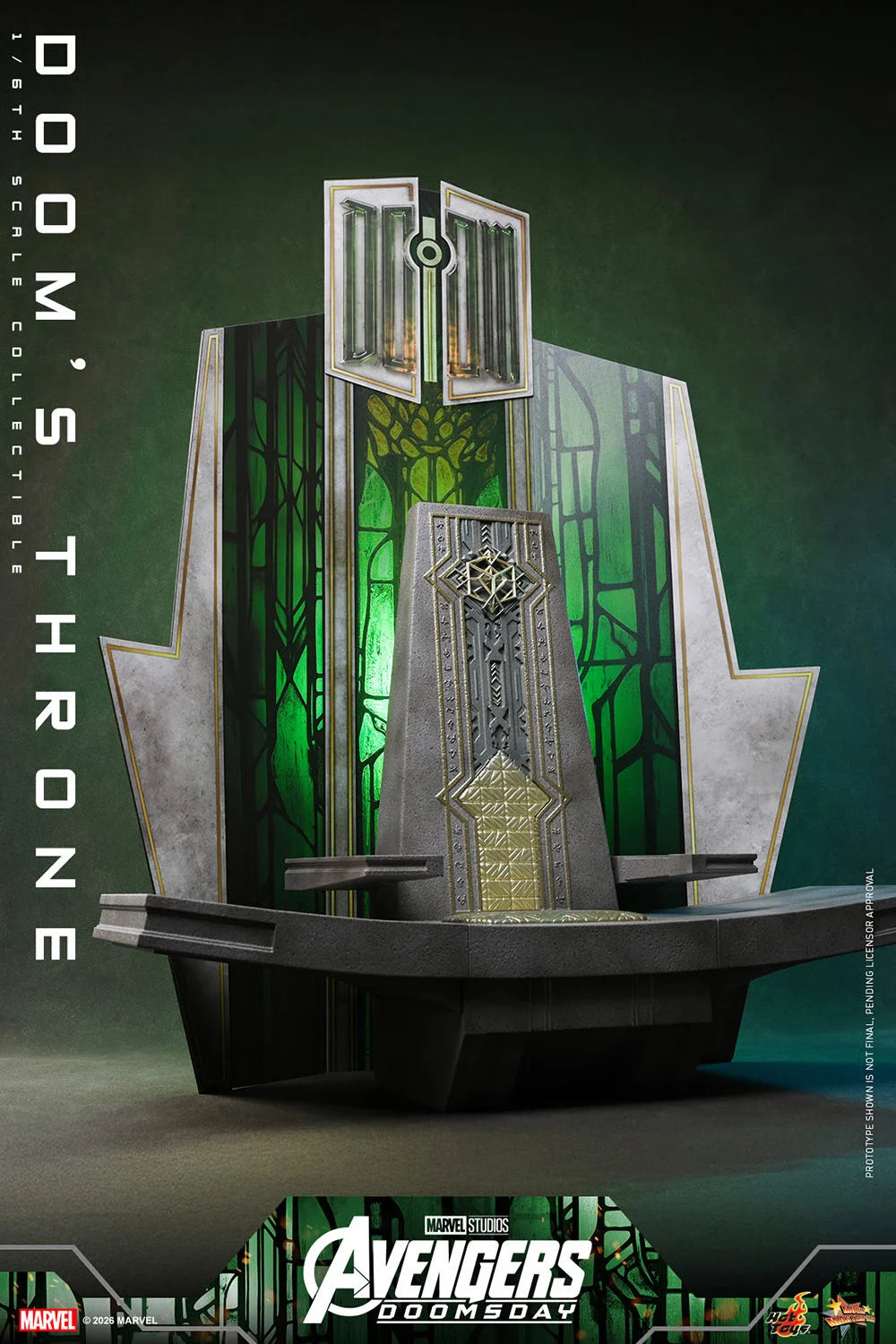 Pre-Order - Avengers: Doomsday ACS016 Doom's Throne 1/6th Scale Collectible Accessory