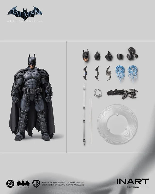 Pre-Order: Batman: Arkham Origins INART Batman (Battle Damaged Ver.) 1/12 Scale Action Figure