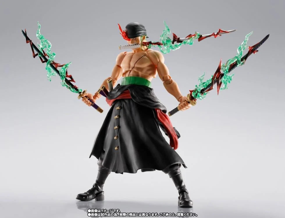 One Piece S.H.Figuarts Roronoa Zoro (The King of Hell) Exclusive Action Figure
