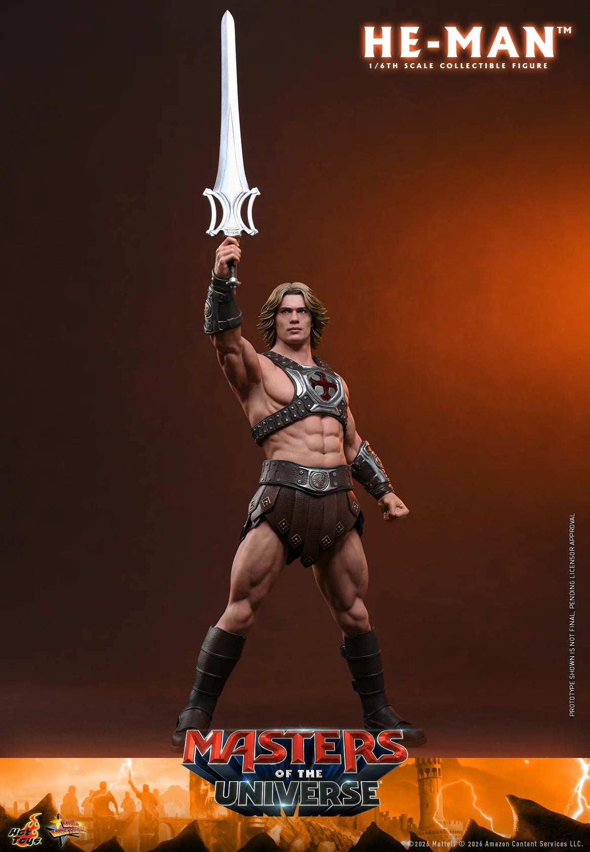 Pre-Order: Masters of the Universe (2026) MMS888 He-Man 1/6th Scale Collectible Figure