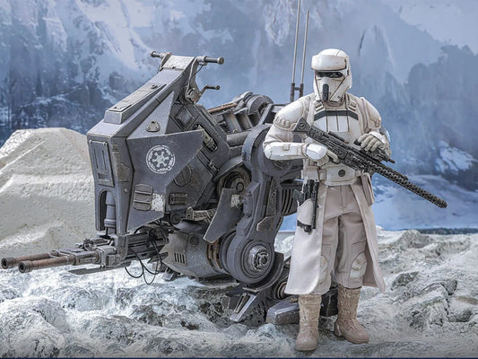 Pre-Order: Star Wars: The Mandalorian & Grogu MMS875 Imperial Remnant AT-RT Driver and AT-RT 1/6th Scale Collectible Figure and Vehicle Accessory