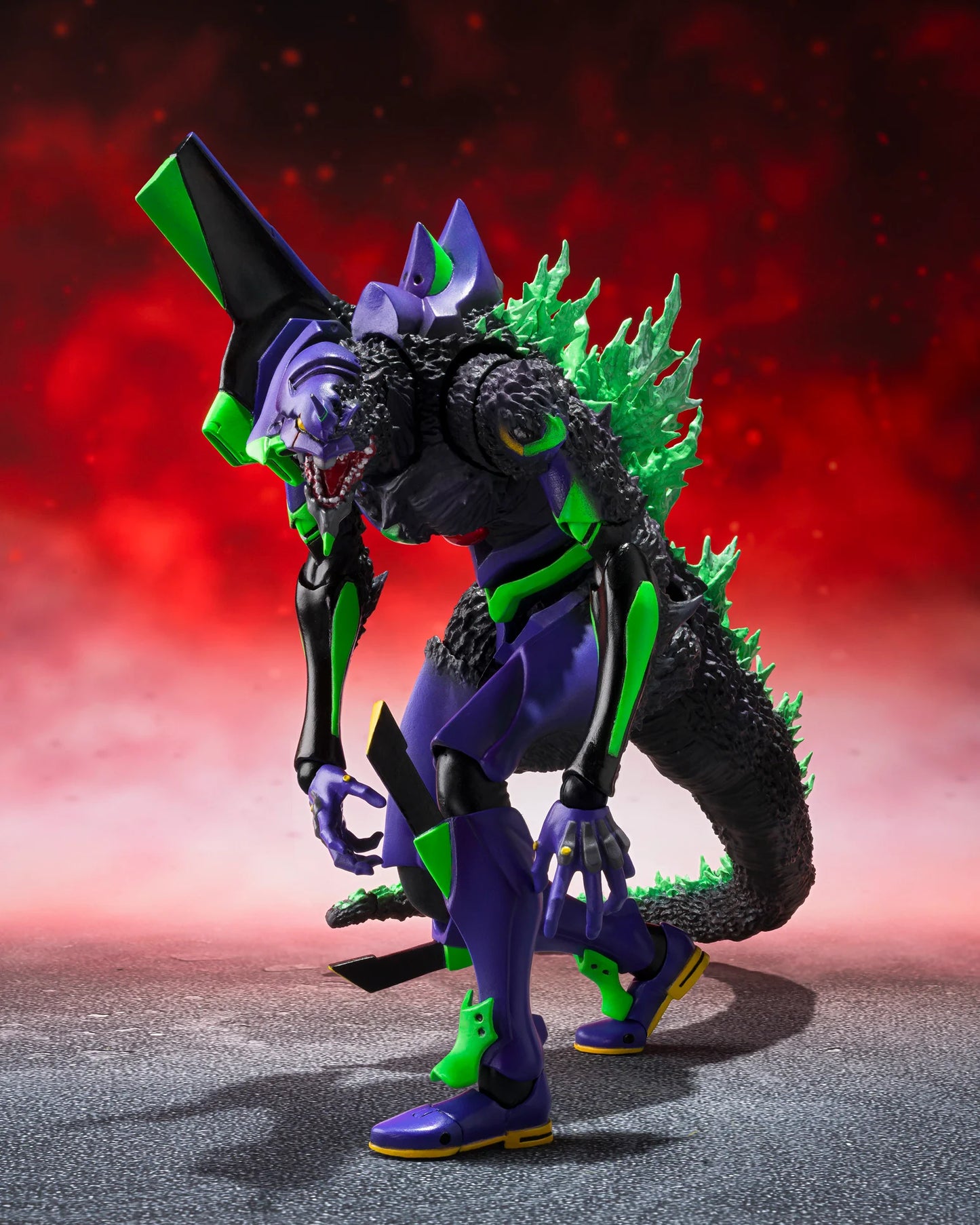 Pre-Order - Godzilla vs. Evangelion S.H.MonsterArts Evangelion Test Type-01 "G" Awakening Form Action Figure
