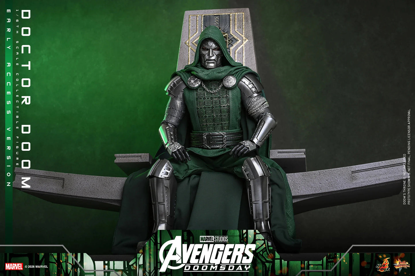 Pre-Order - Avengers: Doomsday MMS906 Doctor Doom 1/6th Scale Collectible Figure