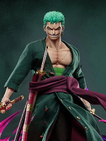 Pre-Order: One Piece Pixel Poses Roronoa Zoro (Deluxe Ver.) 1/6 Scale Action Figure