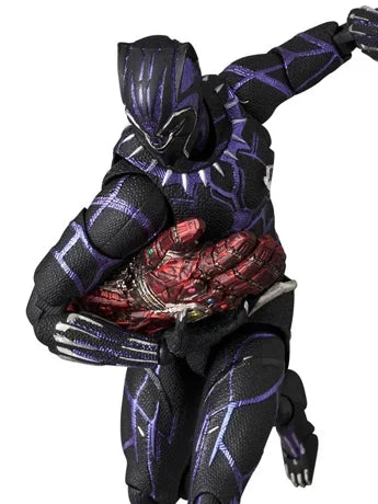 PRE-ORDER:Avengers: Endgame MAFEX No.316 Black Panther (Vibranium Energy Ver.) Action Figure
