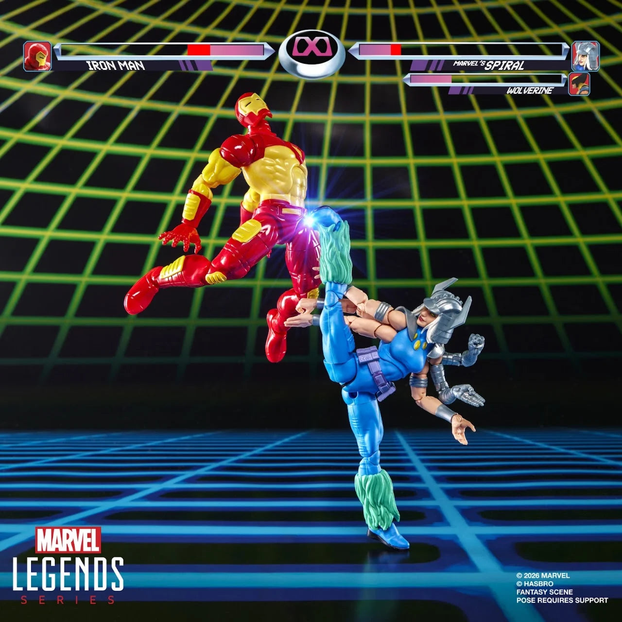 Pre-Order - Marvel Legends Gamerverse Iron Man & Marvel's Spiral Action Figure Two-Pack