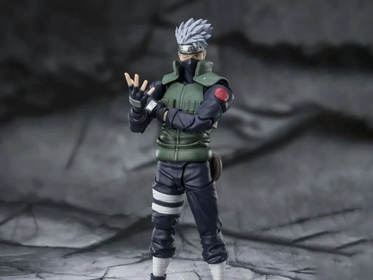 Pre-Order: Naruto: Shippuden S.H.Figuarts Kakashi Hatake (The Famed Sharingan Hero) Action Figure (Reissue)