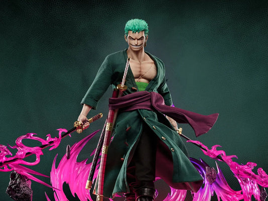 Pre-Order: One Piece Pixel Poses Roronoa Zoro (Deluxe Ver.) 1/6 Scale Action Figure