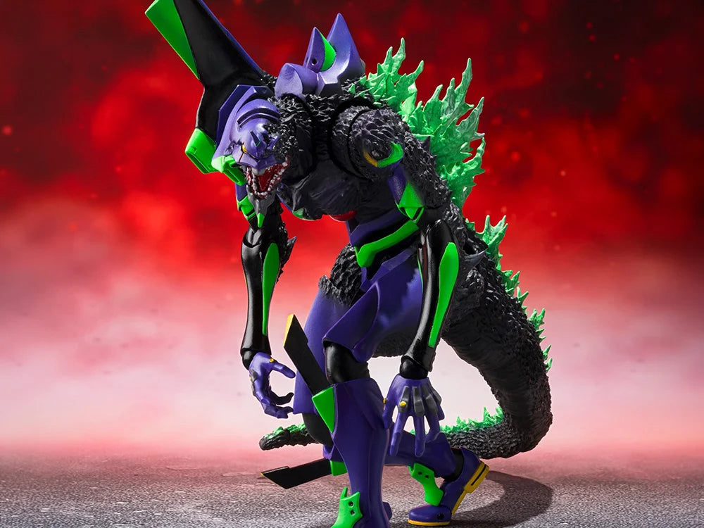 Pre-Order - Godzilla vs. Evangelion S.H.MonsterArts Evangelion Test Type-01 "G" Awakening Form Action Figure