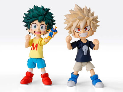 PRE-ORDER: My Hero Academia S.H.Figuarts Izuku Midoriya & Katsuki Bakugo -Childhood Set
