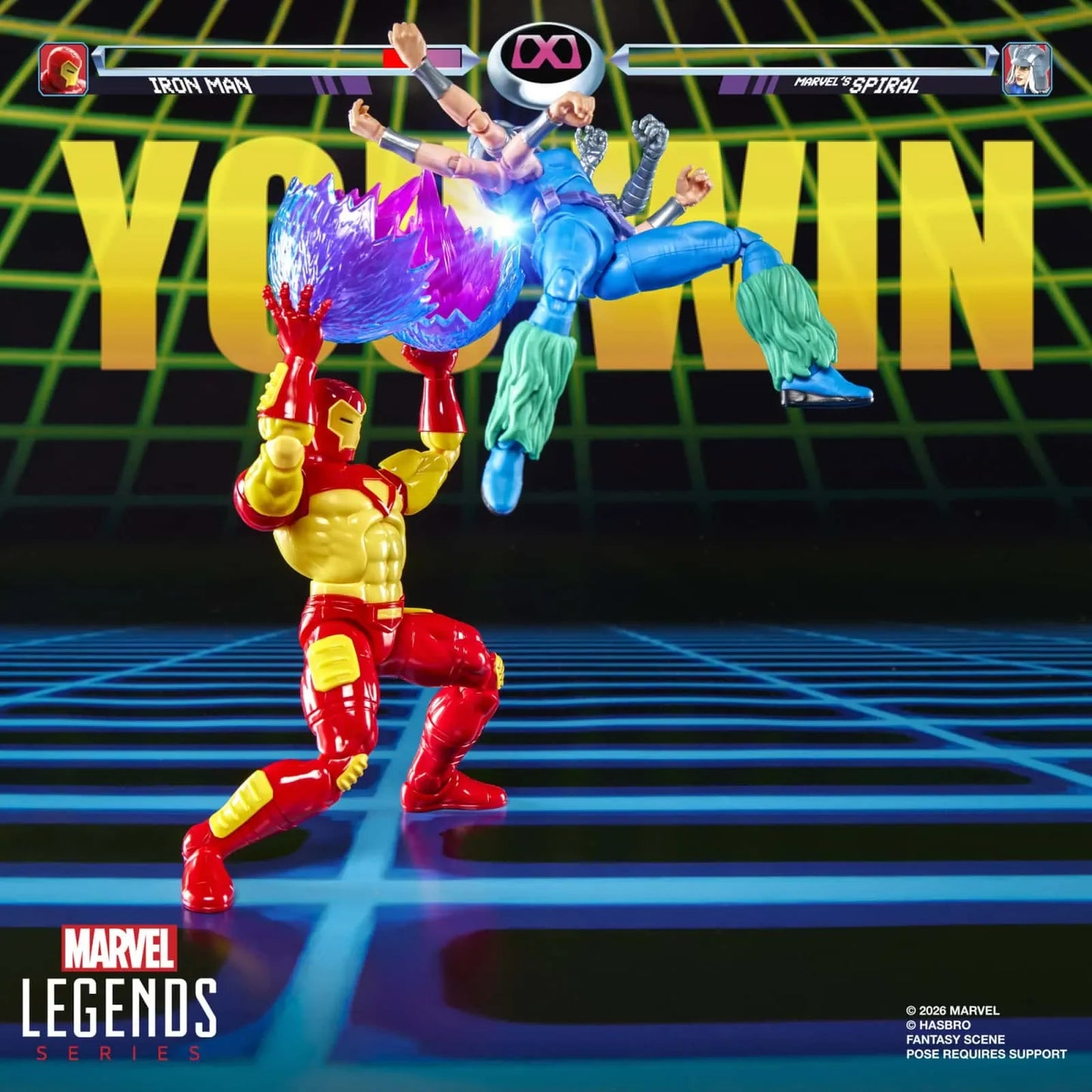 Pre-Order - Marvel Legends Gamerverse Iron Man & Marvel's Spiral Action Figure Two-Pack