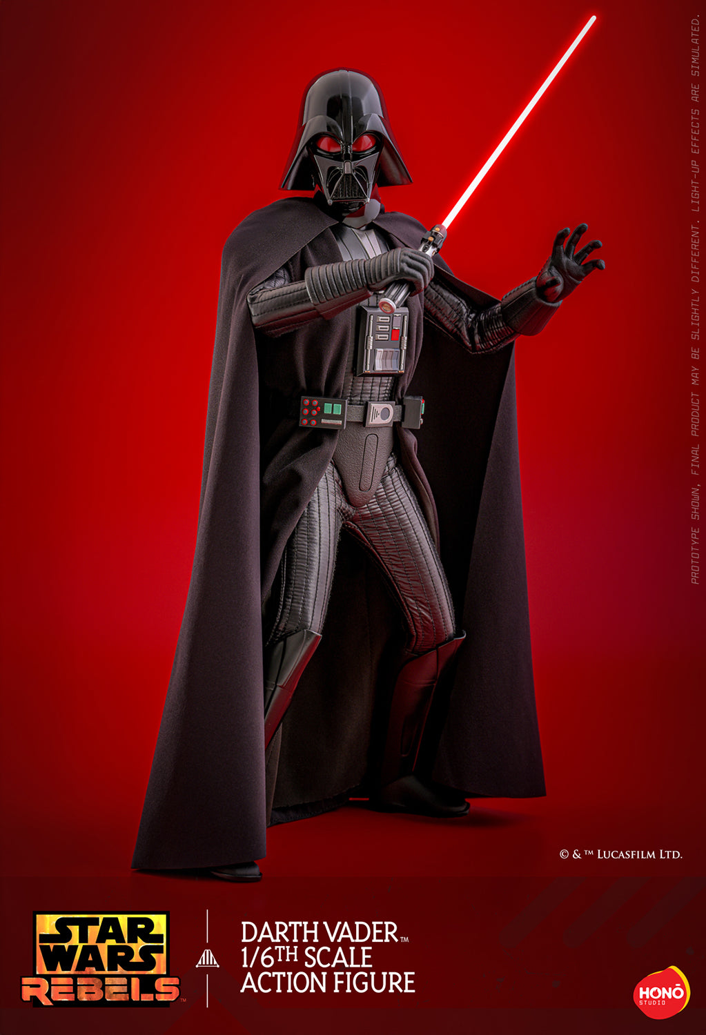 Pre-Order -  Star Wars Rebels HS10 Darth Vader 1/6th Scale Collectible Figure