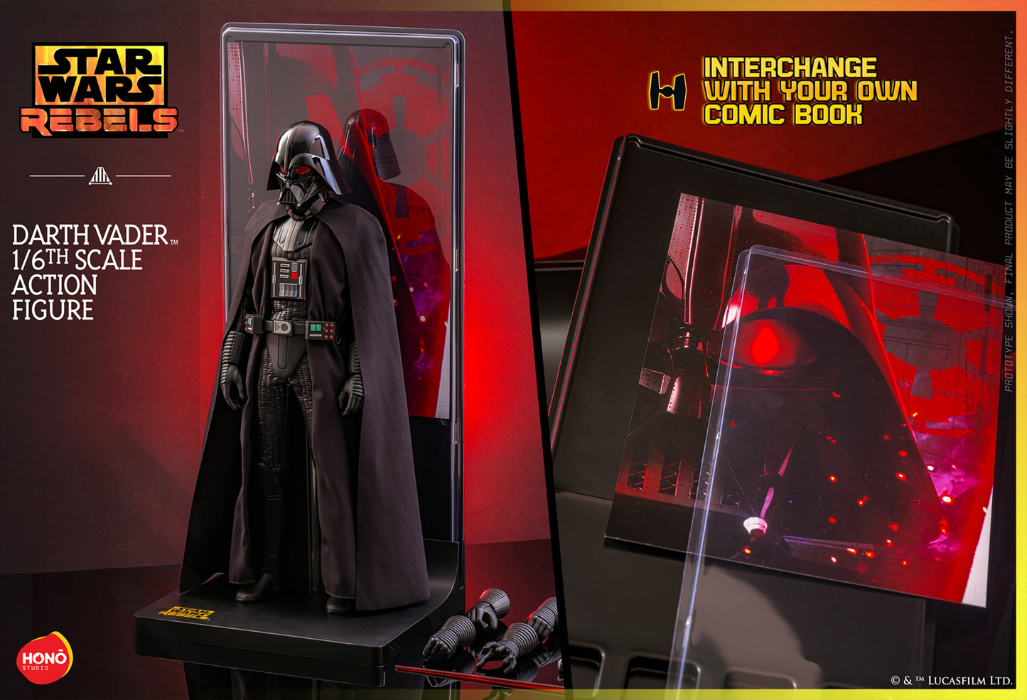 Pre-Order -  Star Wars Rebels HS10 Darth Vader 1/6th Scale Collectible Figure