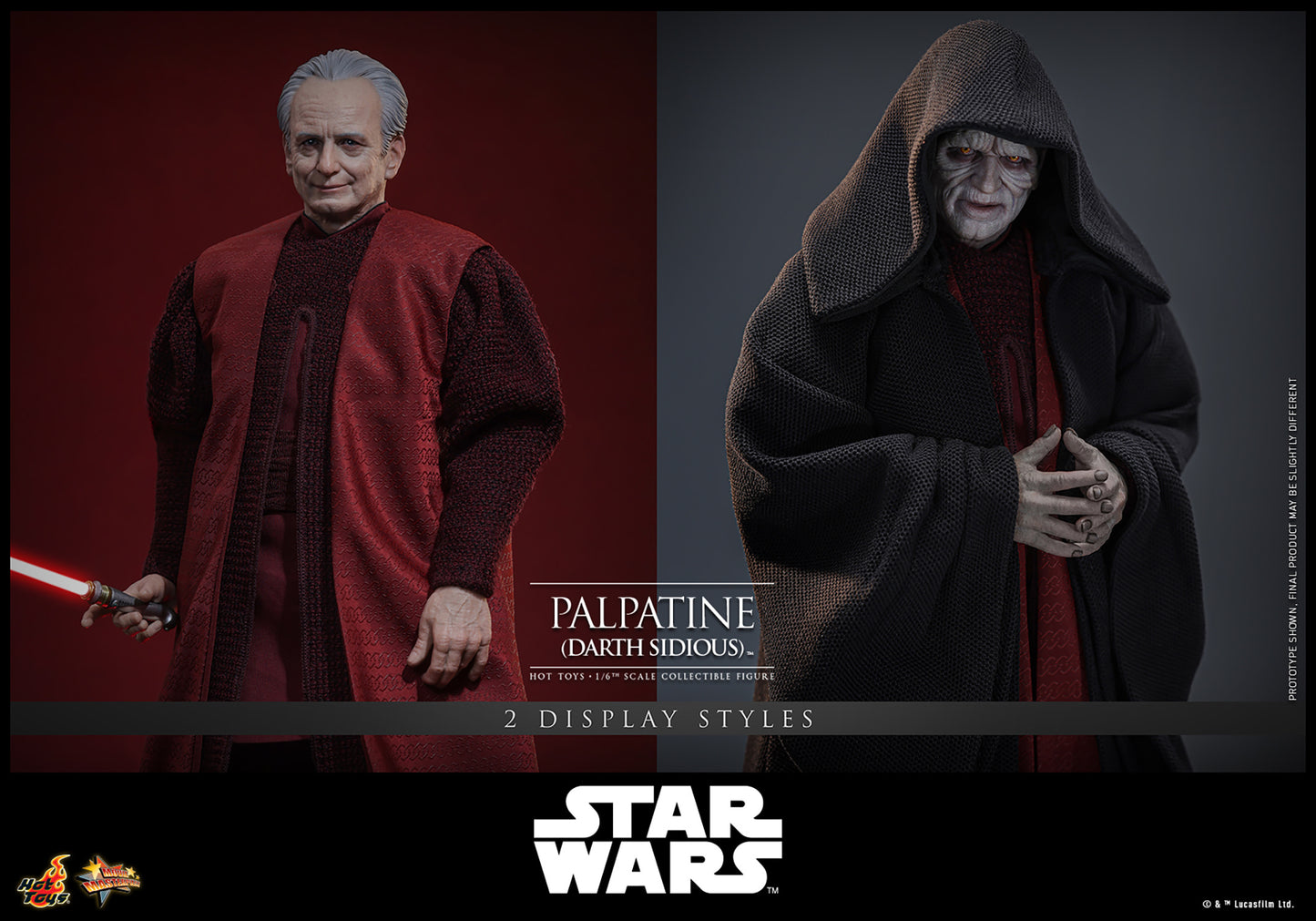 Pre-Order -  Star Wars: Revenge of the Sith MMS805 Palpatine (Darth Sidious) 1/6th Scale Collectible Figure