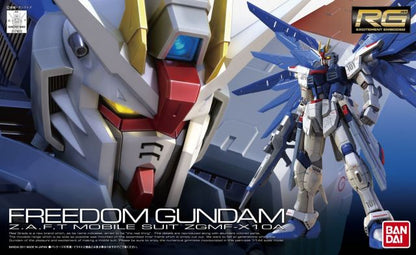 Mobile Suit Gundam SEED RG Freedom Gundam 1/144 Scale Model Kit (ZGMF-X10A)