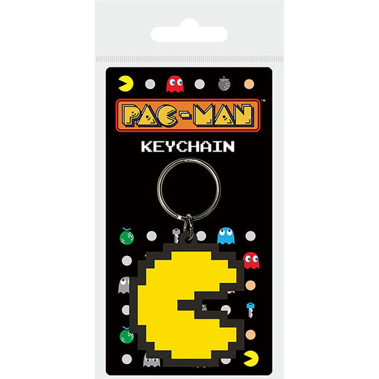 Pac-Man Pixel Soft PVC Keychain