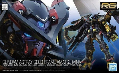 Mobile Suit Gundam SEED Astray RG Gundam Astray Gold Frame Amatsu Mina 1/144 Scale Model Kit #24