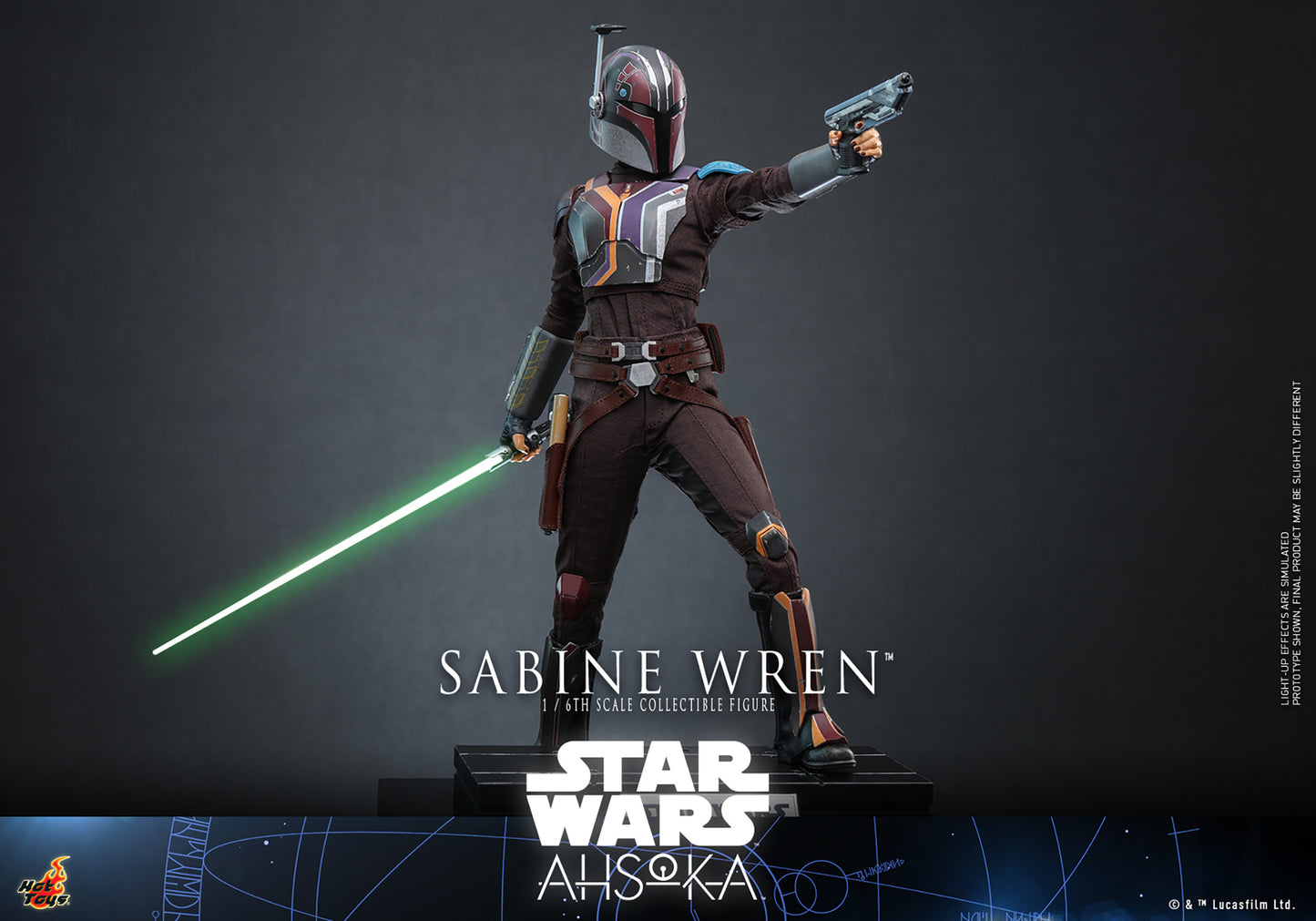 Star Wars: Star Wars: Ahsoka TMS111 Sabine Wren 1/6th Scale Collectible Figure