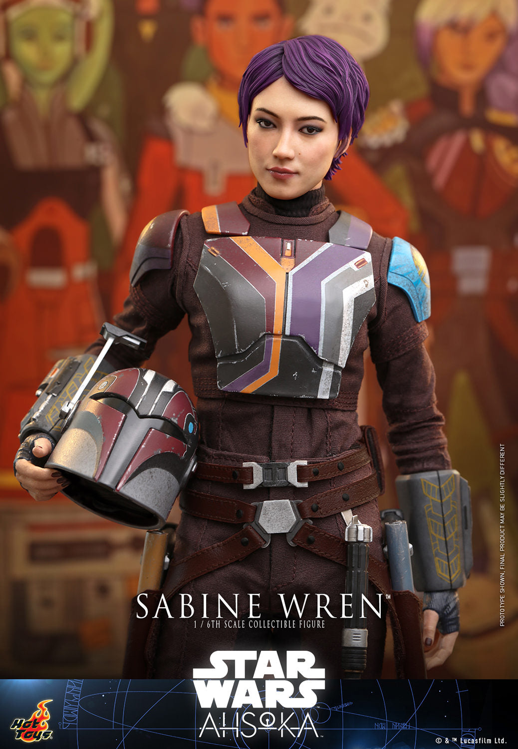 Star Wars: Star Wars: Ahsoka TMS111 Sabine Wren 1/6th Scale Collectible Figure