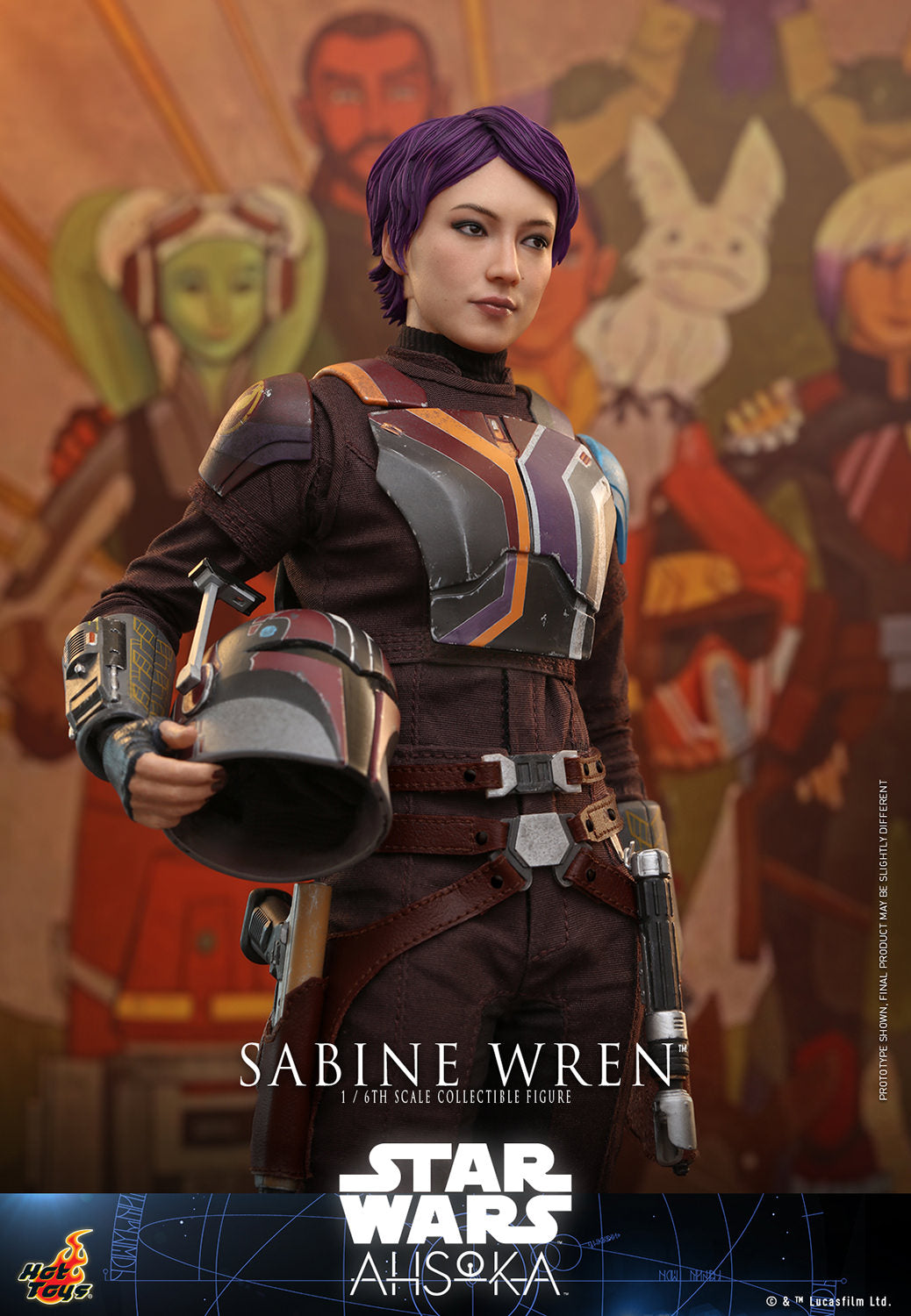 Star Wars: Star Wars: Ahsoka TMS111 Sabine Wren 1/6th Scale Collectible Figure