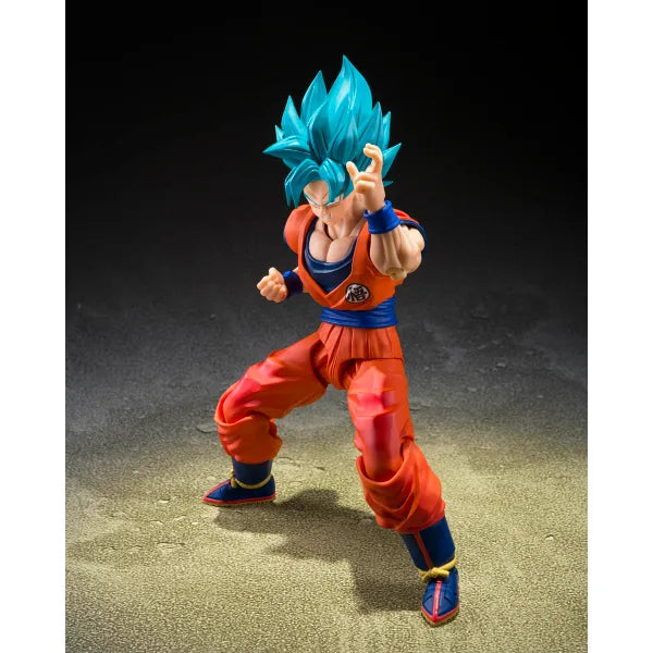 PRE-ORDER: Dragon Ball Super S.H.Figuarts Super Saiyan God Super Saiyan Goku (Blue Power Transcending Limits) Action Figure