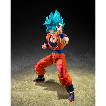 PRE-ORDER: Dragon Ball Super S.H.Figuarts Super Saiyan God Super Saiyan Goku (Blue Power Transcending Limits) Action Figure