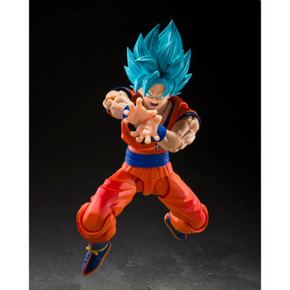 PRE-ORDER: Dragon Ball Super S.H.Figuarts Super Saiyan God Super Saiyan Goku (Blue Power Transcending Limits) Action Figure