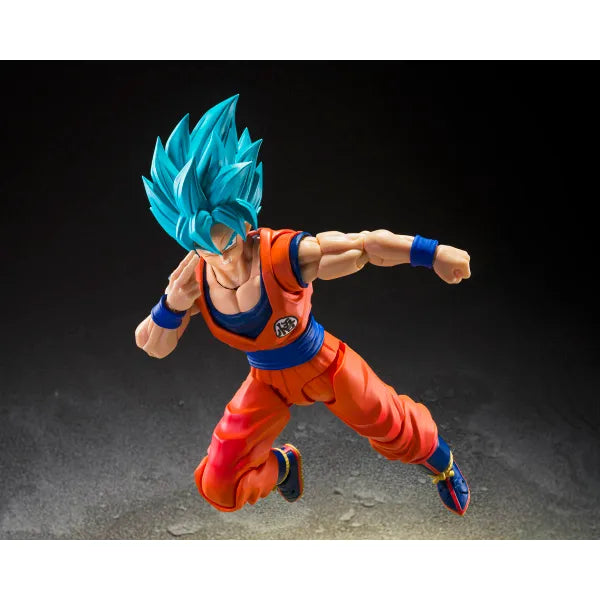 PRE-ORDER: Dragon Ball Super S.H.Figuarts Super Saiyan God Super Saiyan Goku (Blue Power Transcending Limits) Action Figure