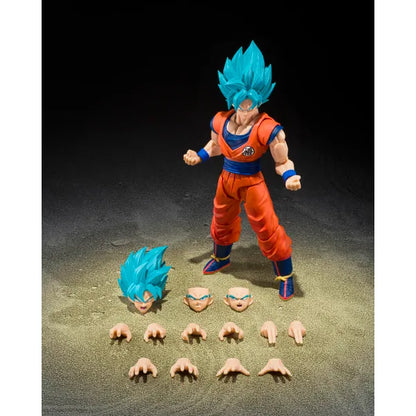 PRE-ORDER: Dragon Ball Super S.H.Figuarts Super Saiyan God Super Saiyan Goku (Blue Power Transcending Limits) Action Figure