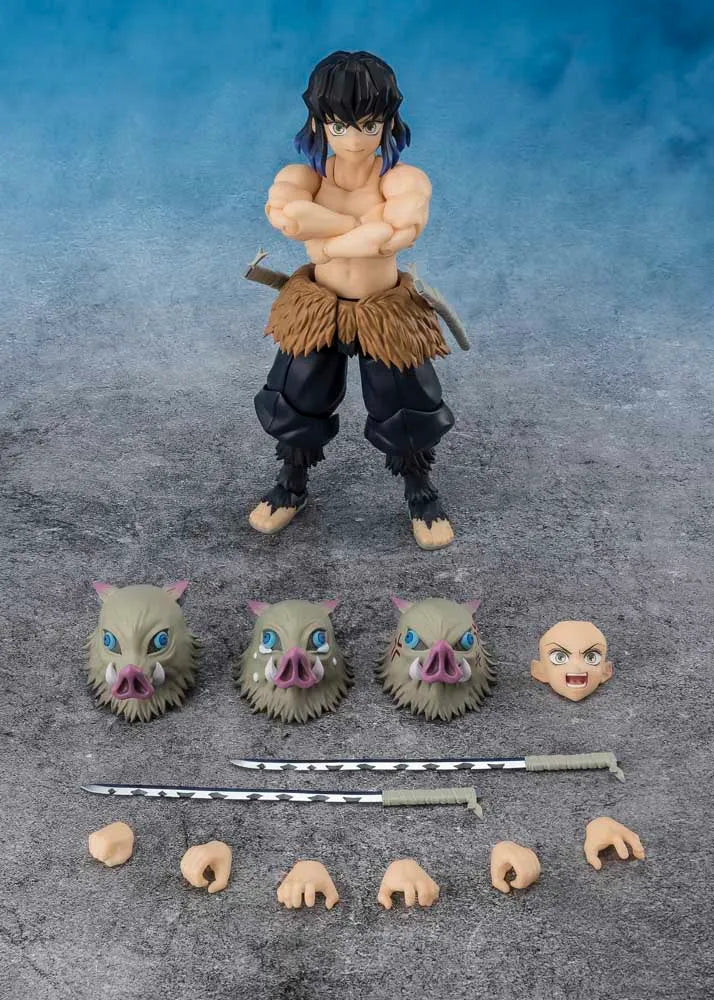 Pre-Order - Demon Slayer: Kimetsu no Yaiba S.H.Figuarts Inosuke Hashibiria Action Figure (Reissue)