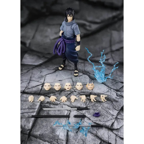 PRE-ORDER: Naruto: Shippuden S.H.Figuarts Sasuke Uchiha (Solidary Shinobi) Action Figure