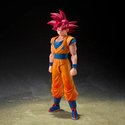PRE-ORDER: Dragon Ball Super S.H.Figuarts Super Saiyan God Goku (God Aura) Action Figure