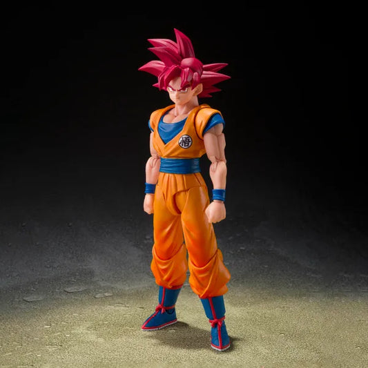 PRE-ORDER: Dragon Ball Super S.H.Figuarts Super Saiyan God Goku (God Aura) Action Figure