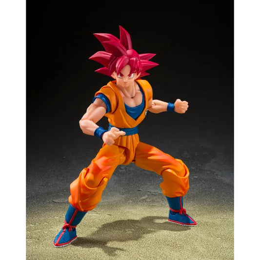 PRE-ORDER: Dragon Ball Super S.H.Figuarts Super Saiyan God Goku (God Aura) Action Figure