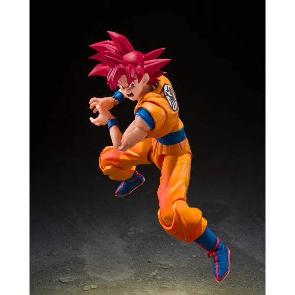 PRE-ORDER: Dragon Ball Super S.H.Figuarts Super Saiyan God Goku (God Aura) Action Figure