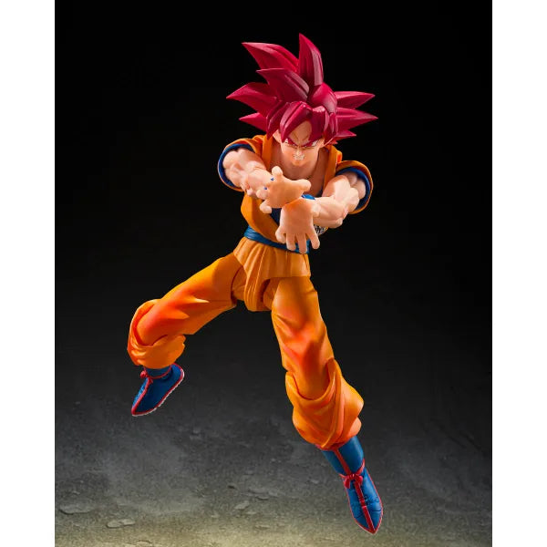 PRE-ORDER: Dragon Ball Super S.H.Figuarts Super Saiyan God Goku (God Aura) Action Figure