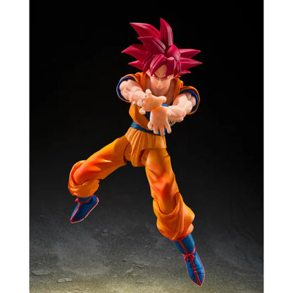 PRE-ORDER: Dragon Ball Super S.H.Figuarts Super Saiyan God Goku (God Aura) Action Figure