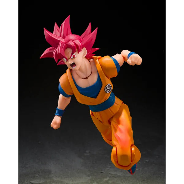 PRE-ORDER: Dragon Ball Super S.H.Figuarts Super Saiyan God Goku (God Aura) Action Figure