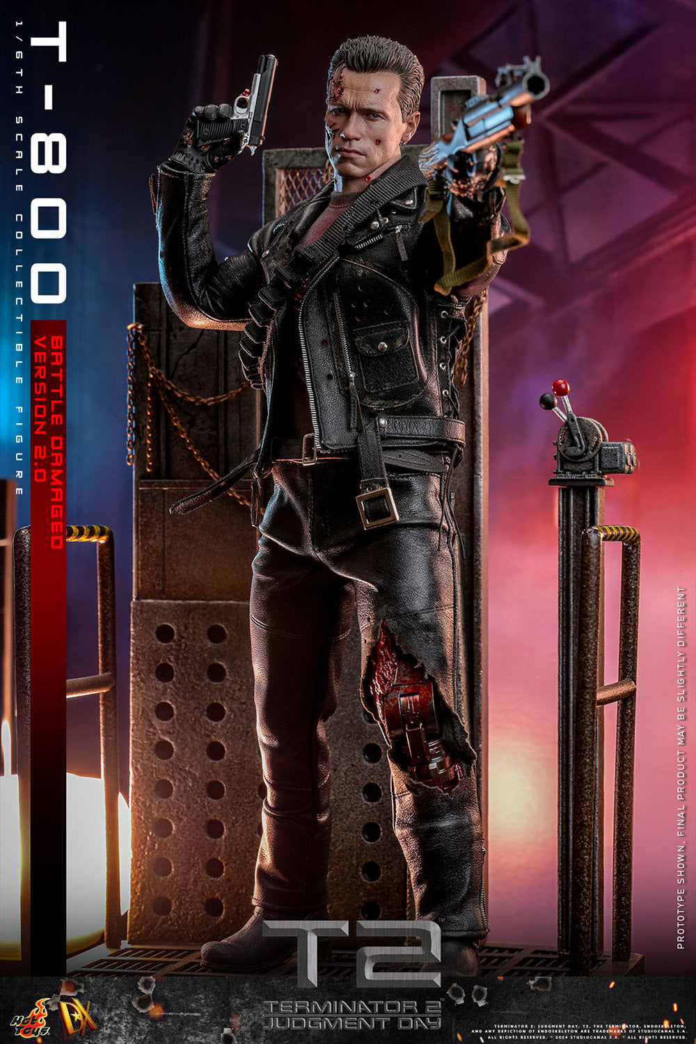 Pre-Order - Terminator 2: Judgement Day DX46 T-800 (Battle Damaged Version 2.0) 1/6th Scale Collectible Figure