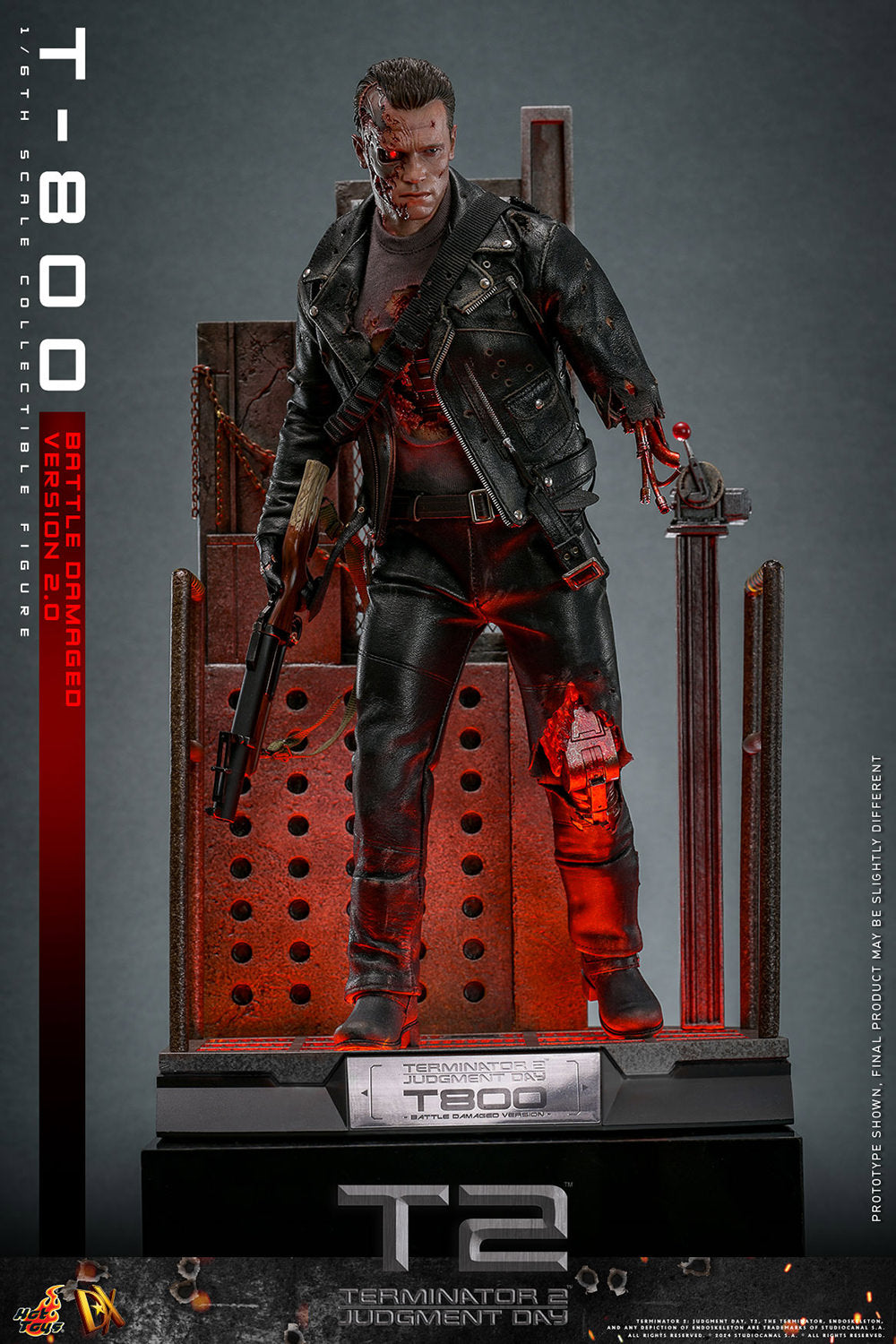 Pre-Order - Terminator 2: Judgement Day DX46 T-800 (Battle Damaged Version 2.0) 1/6th Scale Collectible Figure