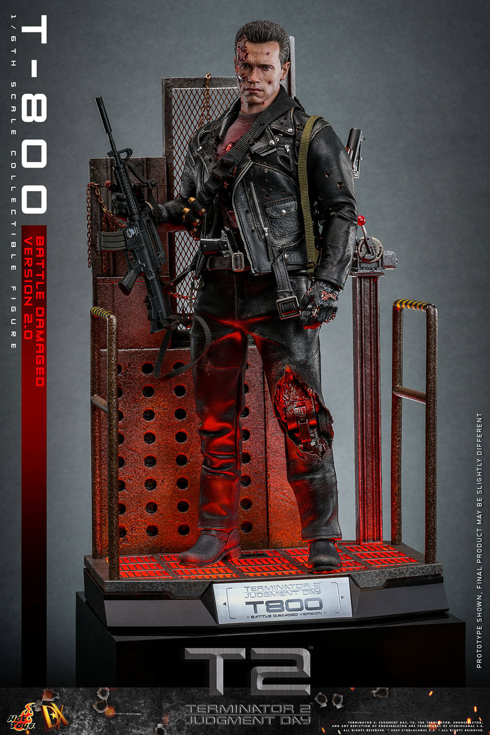 Pre-Order - Terminator 2: Judgement Day DX46 T-800 (Battle Damaged Version 2.0) 1/6th Scale Collectible Figure