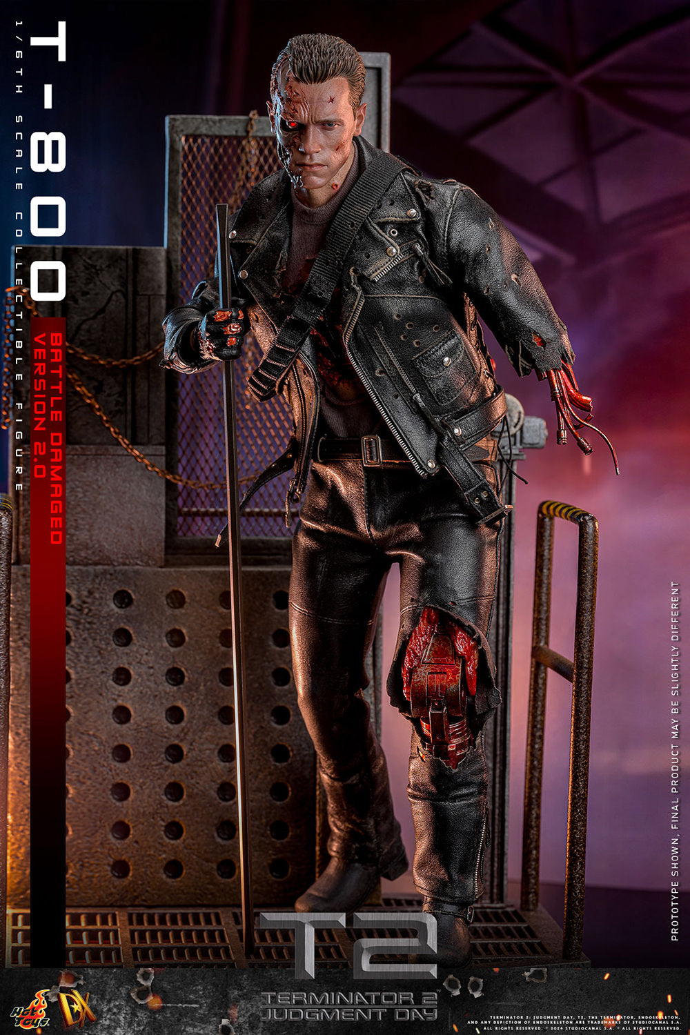 Pre-Order - Terminator 2: Judgement Day DX46 T-800 (Battle Damaged Version 2.0) 1/6th Scale Collectible Figure