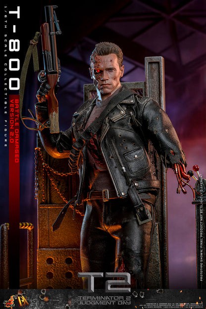 Pre-Order - Terminator 2: Judgement Day DX46 T-800 (Battle Damaged Version 2.0) 1/6th Scale Collectible Figure