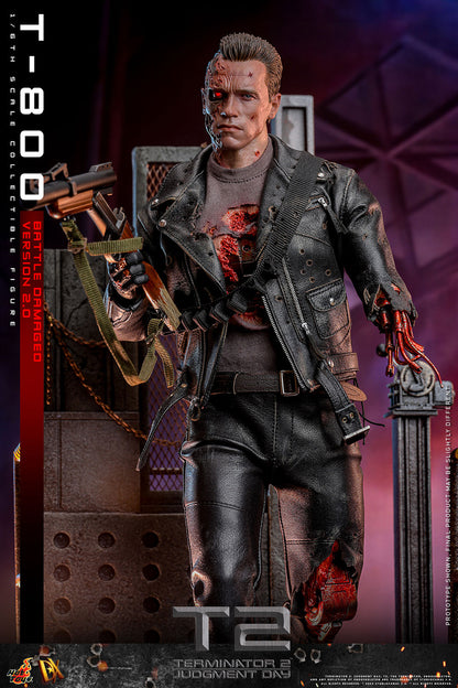 Pre-Order - Terminator 2: Judgement Day DX46 T-800 (Battle Damaged Version 2.0) 1/6th Scale Collectible Figure