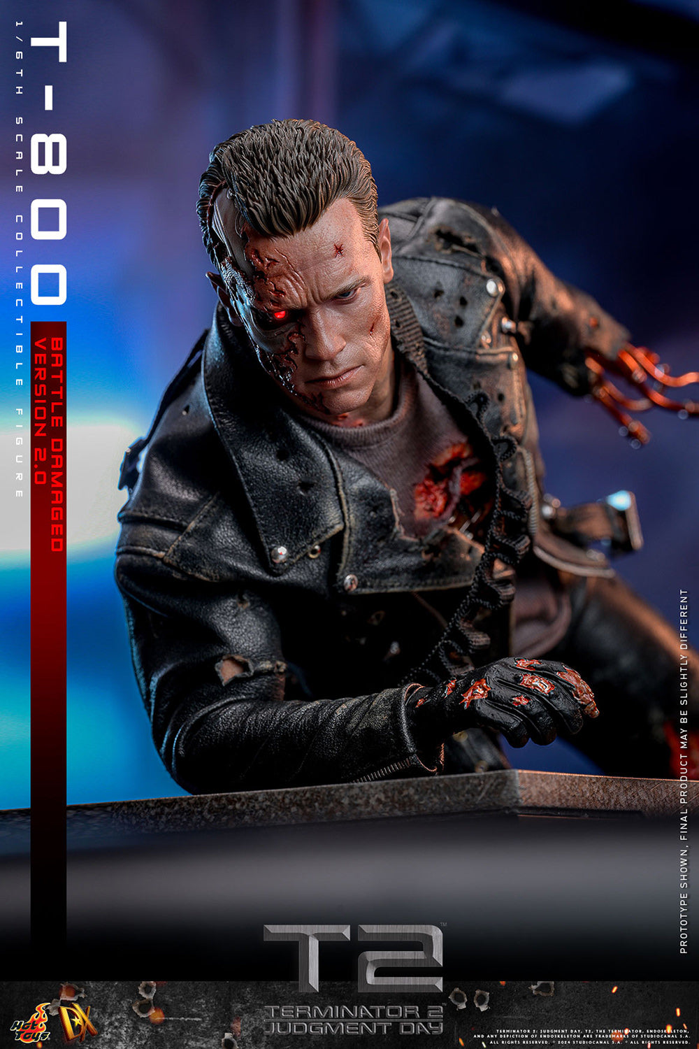 Pre-Order - Terminator 2: Judgement Day DX46 T-800 (Battle Damaged Version 2.0) 1/6th Scale Collectible Figure