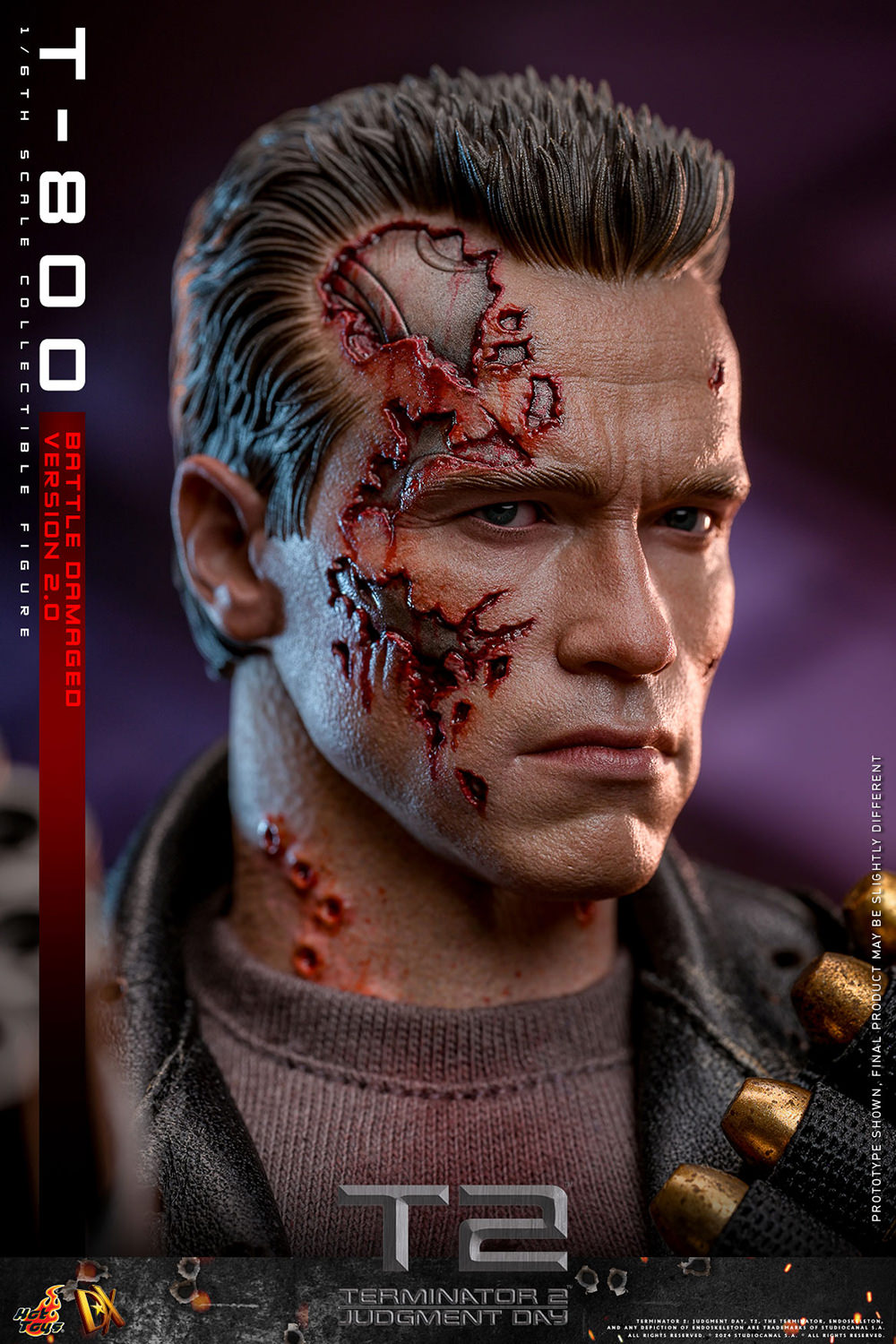 Pre-Order - Terminator 2: Judgement Day DX46 T-800 (Battle Damaged Version 2.0) 1/6th Scale Collectible Figure