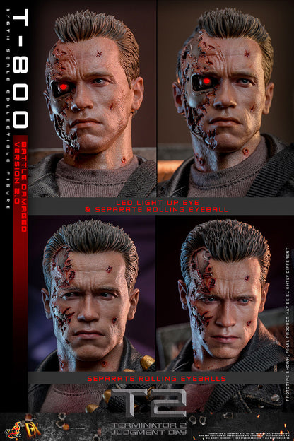 Pre-Order - Terminator 2: Judgement Day DX46 T-800 (Battle Damaged Version 2.0) 1/6th Scale Collectible Figure