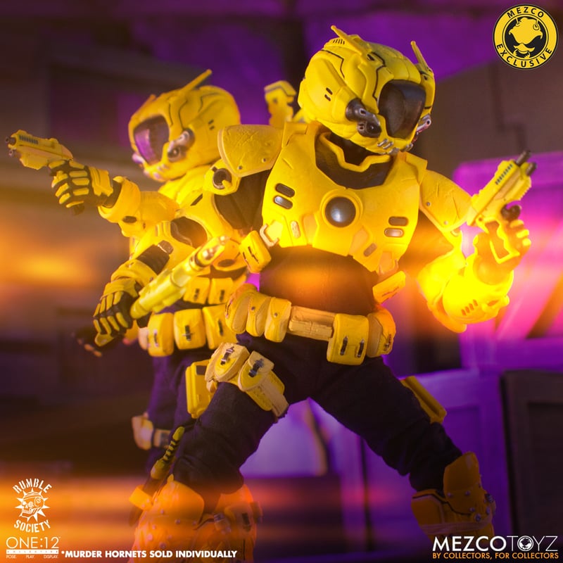 One:12 Mezco Rumble Society - Krig: Murder Hornet Exclusive